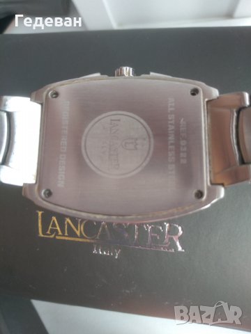Lancaster Unisex Chronograph ЕТА G10 , снимка 8 - Мъжки - 19926467