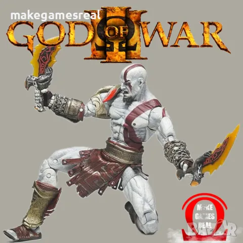 Екшън фигура God of War 3 - Ultimate Kratos, снимка 4 - Аксесоари - 49455920