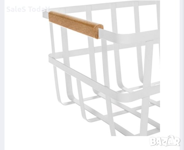 Кошница за плодове и зеленчуци, бяла, меташна, снимка 4 - Аксесоари за кухня - 44461577