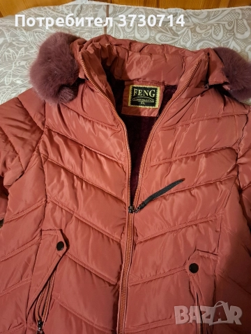 Макси зимно дамско яке, снимка 4 - Якета - 52665320