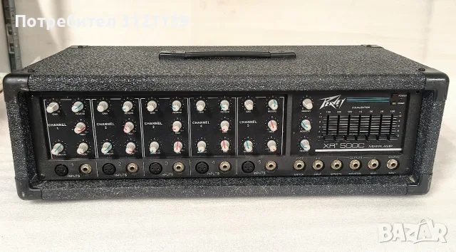 Усилвател с вграден миксер и графичен еквалайзер Peavey XR 500C