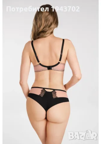 Секси бразилиани в черен цвят K836 BLACK TO BLACK Gorsenia, снимка 3 - Бельо - 47531879