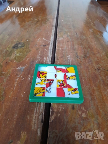 Стара детска игра,плочка за редене,подреждане #16