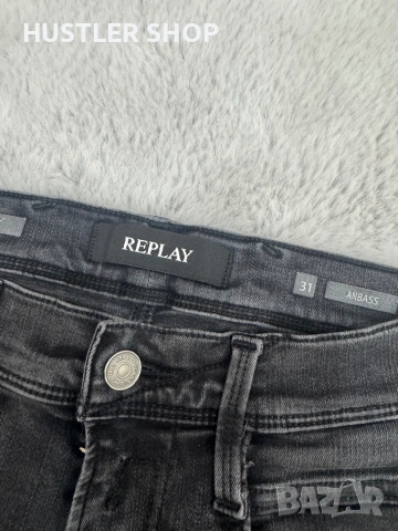 Мъжки дънки REPLAY ANBAS SLIM FIT. Размер S/31, снимка 3 - Дънки - 54051688