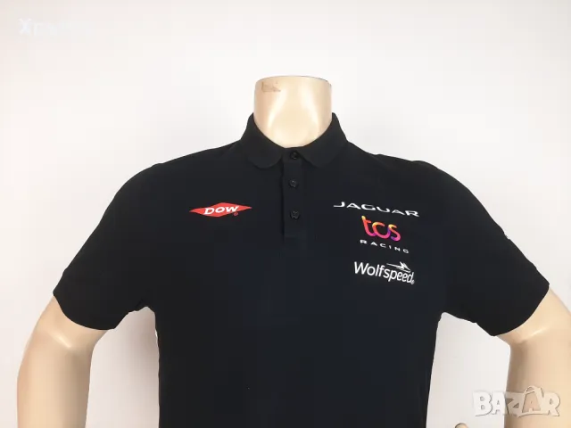 Jaguar Team Racing - Оригинална мъжка тениска с яка размер M, снимка 6 - Тениски - 49463156