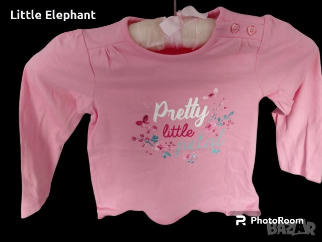 Блузка с дълъг ръкав за 12-18 мес мом,"Pretty little petal",колекция"Flowers",Англия/нова