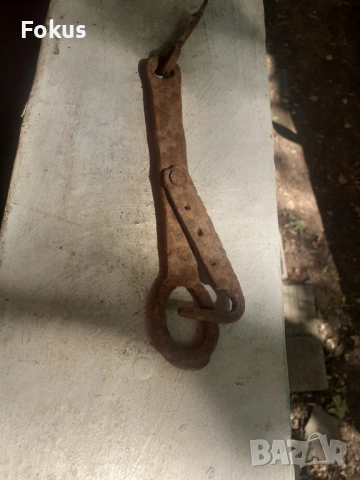 Старо ковано резе мандало за порта, снимка 3 - Антикварни и старинни предмети - 53277175