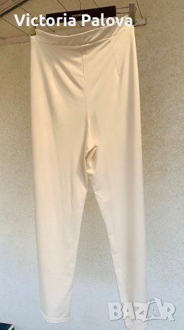 Екрю,свободна кройка панталон PRINCESS  POMPÖÖZ,design by Harald Glöckler, снимка 7 - Панталони - 37420031