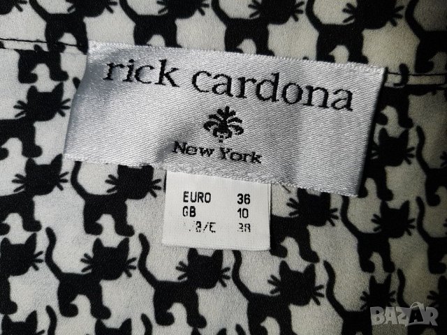 Елегантна тънка риза с дълъг ръкав, EURO р-р 38, снимка 2 - Ризи - 36954361