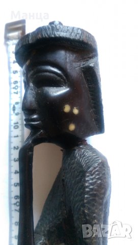 Африкански Абаносови фигури, снимка 5 - Антикварни и старинни предмети - 31546615