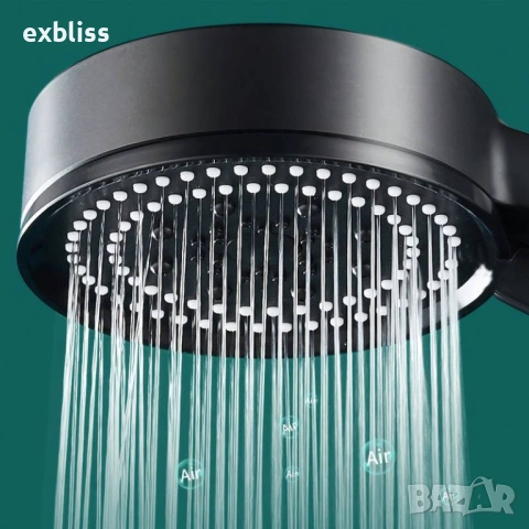 Душ слушалка с високо налягане и 5 функции, снимка 3 - Други - 53356225