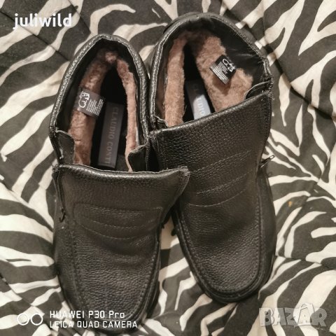 Мъжки боти с кожа, естествен косъм, промо, снимка 9 - Мъжки боти - 44281256