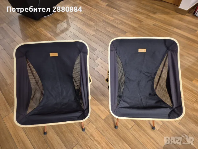 Продавам сгъваеми къмпинг столове TREKOLOGY YIZI GO - 2 броя