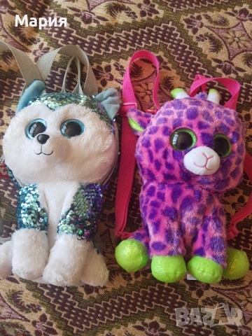 Две нови оригинални раници с животни На TY, снимка 2 - Раници - 54136130