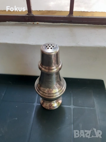 Уникална стара антикварна посребрена солница, снимка 2 - Антикварни и старинни предмети - 53296764