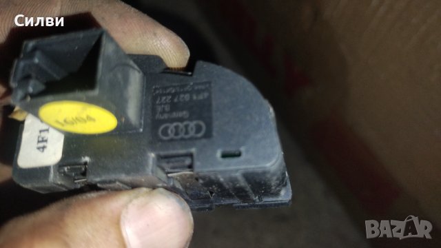 Панел от чейнджър копчета датчици машинки от Ауди А6 Ц6 4Ф за Audi A6 4F C6 копче аварийни пепелник, снимка 8 - Части - 42437849