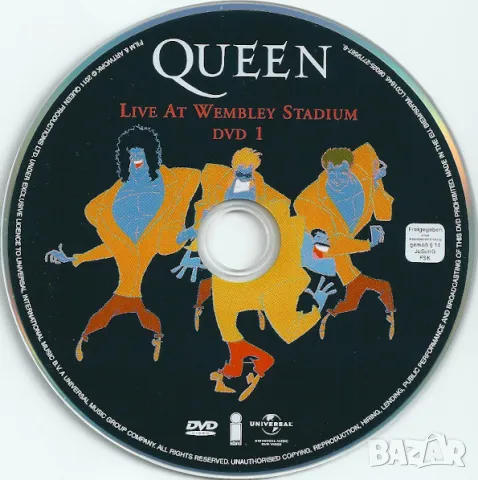 НОВО! Queen Live At Wembley Stadium 1986 2 DVD + 2 CD Юбилейно издание , снимка 4 - DVD дискове - 50318705