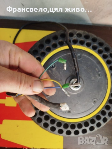  двигател мотор за електрически скутер тротинетка,10 цола , снимка 2 - Части за велосипеди - 49299404