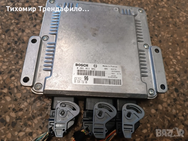 ECU компютър Peugeot 307 2.0HDI 9653873280 0281011341 EDC15C2 , 0 281 011 341, снимка 2 - Части - 51995613