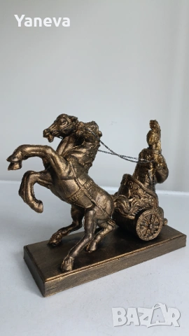 Статуетка с центурион в римска колесница, известна като "колесница на триумфа" , снимка 6 - Статуетки - 53904507
