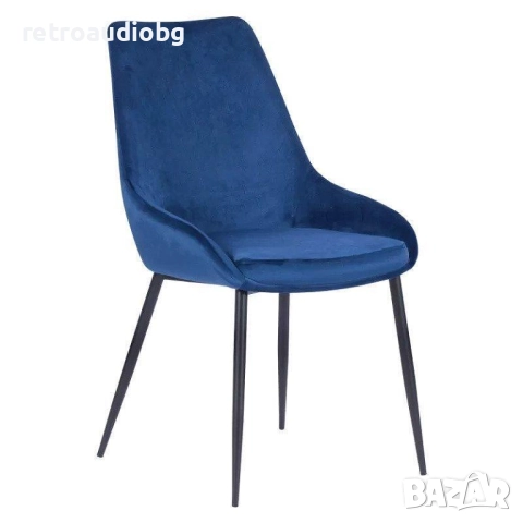 Трапезен стол HEDON в синьо