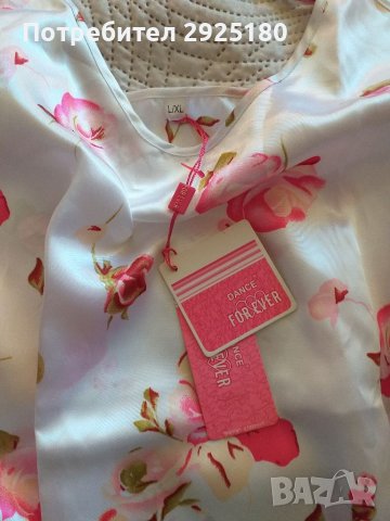 Сатенена нощница L / XL, снимка 6 - Нощници - 37157266