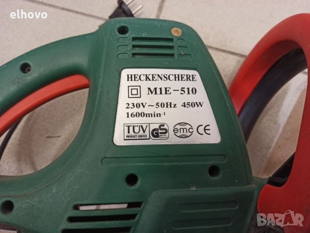 Електрически храсторез Sankai M1E-510, снимка 2 - Градинска техника - 31849230