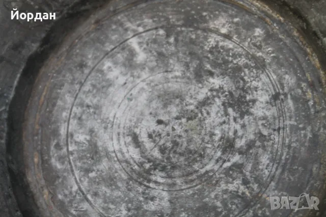 Стара медна чиния от ''Османската империя'', снимка 6 - Антикварни и старинни предмети - 48619487