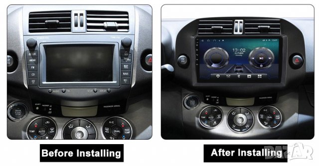 Мултимедия, 10", Двоен дин, за Toyota RAV4, Андроид, за РАВ 4, Дин екран, навигация, Android, RAV 4 