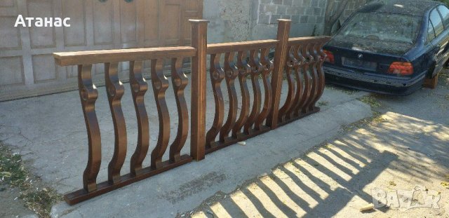 Дървен парапет, снимка 6 - Декорация за дома - 31868218