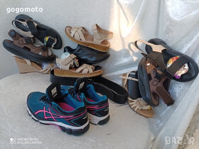 дамски сандали, 100% естествена кожа - и отвън и отвътре+ стелката от естествена кожа , 36 - 37, снимка 16 - Сандали - 44148711