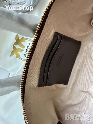 Дамска чанта Pinko Bowling bag baguette, снимка 8 - Чанти - 54049380