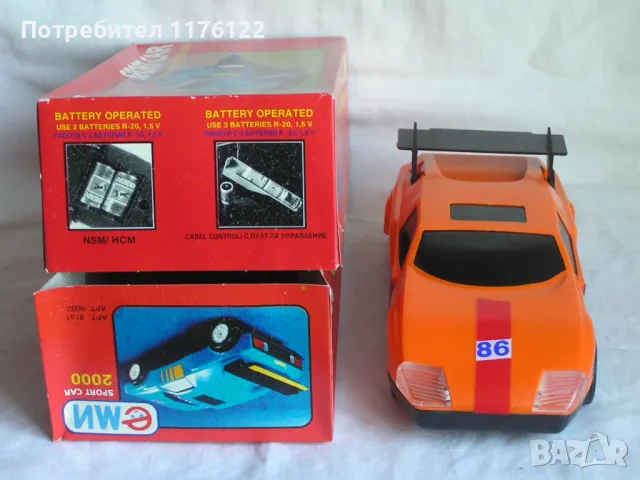 Mercedes Benz C111 БГ Механизирана Кола 80-те Год. Нова С Кутия, снимка 3 - Коли, камиони, мотори, писти - 42998748