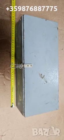 Дървена кутия ретро военна Интрументи Армия бна 