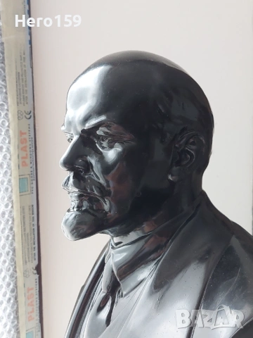 СССР-Много рядък бюст(-папиемаше) на В.И.Ленин/автор Иван Дмитриевич Шадр-1926 год., снимка 5 - Антикварни и старинни предмети - 54328639