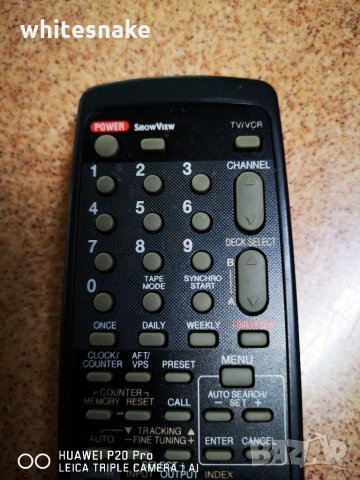 Orion RC-07660AW020 Original Remote for VHS Recorder, Dual Deck, дистанционно за двукасетно видео , снимка 2 - Плейъри, домашно кино, прожектори - 31351919