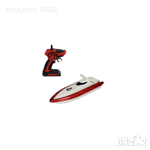  Лодка с дистанционно управление, Червена, 36,5 см