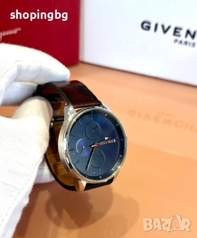 Мъжки часовник Tommy Hilfiger Chase Watch and Leather Bracelet, снимка 3 - Мъжки - 42888489