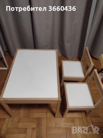 Детска масичка с две столчета, снимка 7 - Други - 52816690