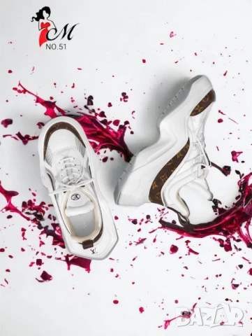 дамски маратонки от естествена кожа louis vuitton , снимка 10 - Маратонки - 51423755