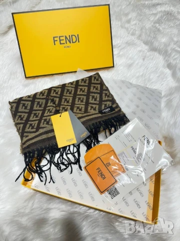 шал в  кутия gucci emporio armani fendi , снимка 9 - Шалове - 50746826
