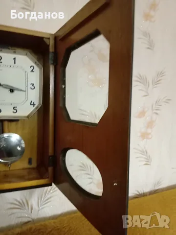 "ЯНТЪР" СТЕНЕН РАБОТЕЩ ЧАСОВНИК MADE IN USSR, снимка 10 - Стенни часовници - 55896309
