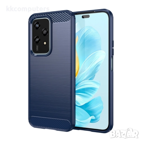 Honor 200 Lite 5G Удароустойчив Carbon Fiber Калъф и Протектор, снимка 2 - Калъфи, кейсове - 52610901
