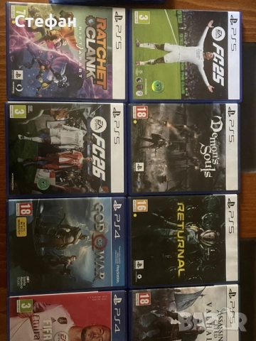 ps5-ps4 игри много запазени