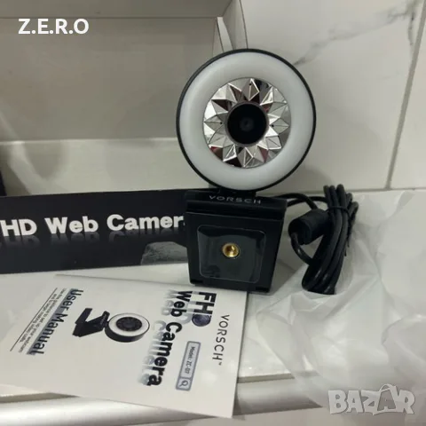 Уеб камера VORSCH 1080P FHD с автофокус нова, снимка 6 - Камери - 56117069