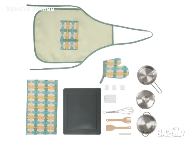 Детска Дървена Кухня с Аксесоари Чисто нова, снимка 7 - Образователни игри - 50391238