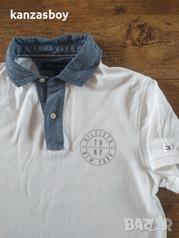 tommy hilfiger - страхотна мъжка тениска, снимка 2 - Тениски - 42330951