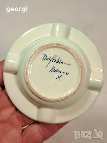 холандски порцеланов пепелник Delft 21/5, снимка 2 - Колекции - 49213592