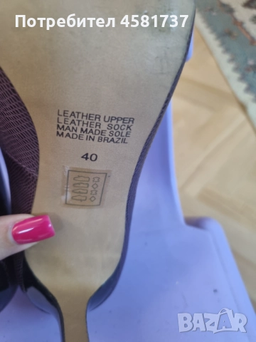 Дамски обувки Donna Italiana, размер 40,, снимка 7 - Дамски обувки на ток - 51613680