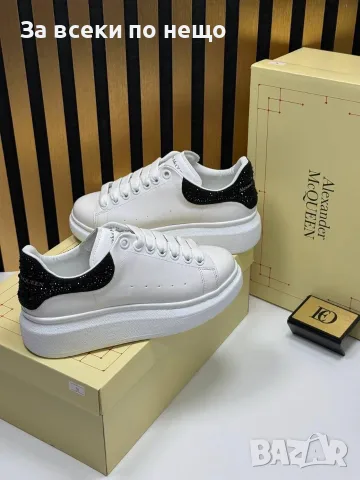 Alexander McQueen Дамски Маратонки С Кристали👟Дамски Спортни Обувки С Камъни Код SEM-305, снимка 2 - Маратонки - 55783124